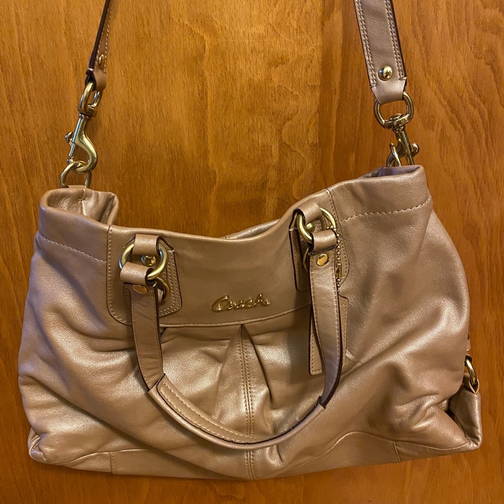 Coach Leather Shoulder Bag